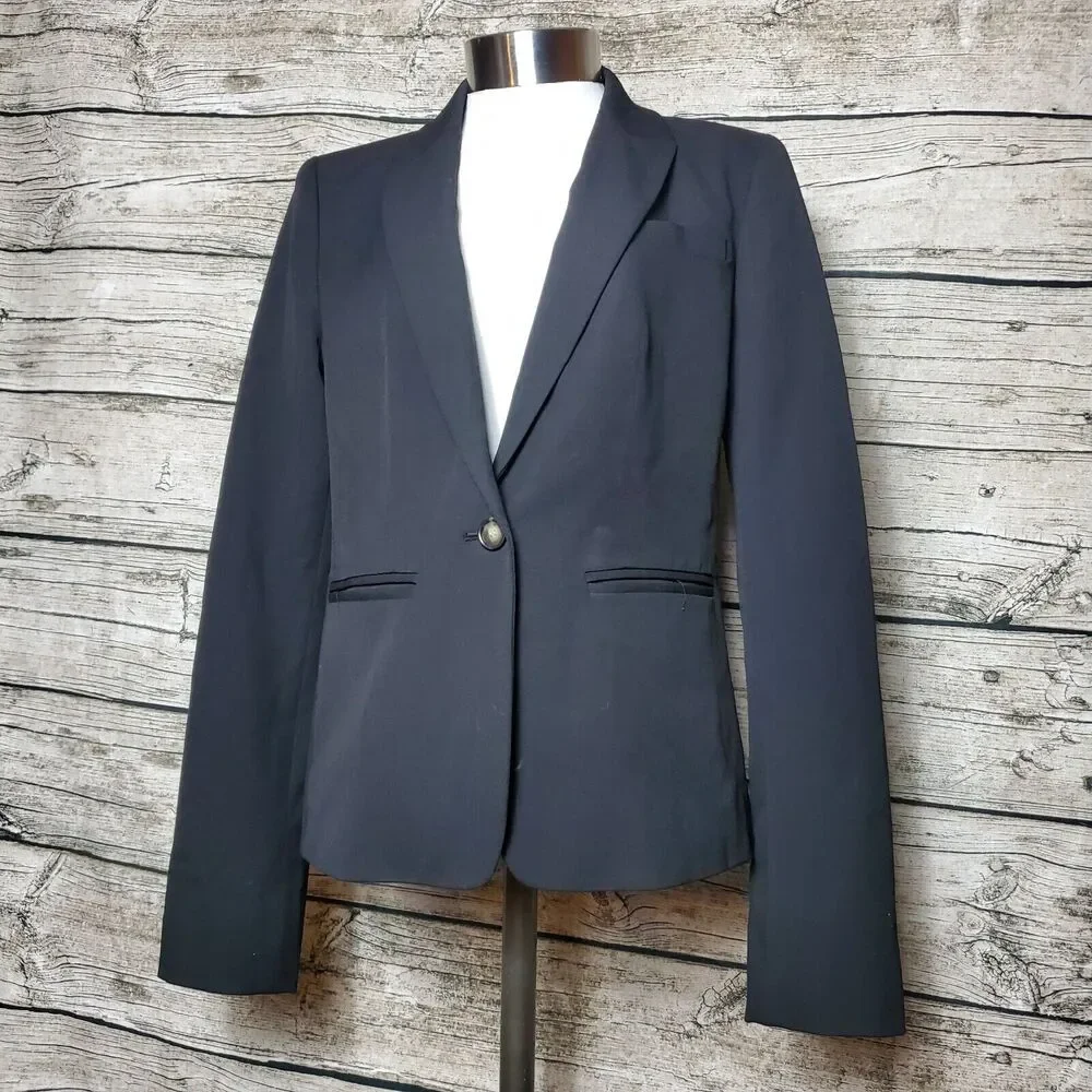 Loft Black Blazer Size 0